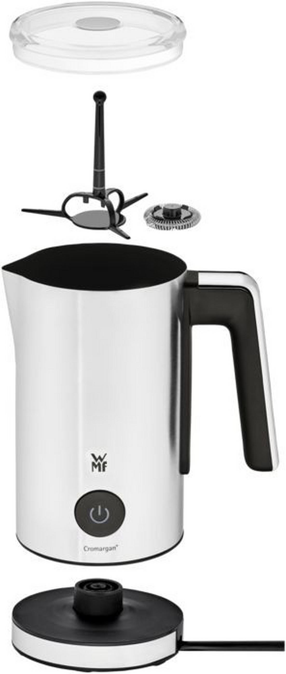 MILCHSCHÄUMER   - Edelstahlfarben/Schwarz, Basics, Metall - WMF