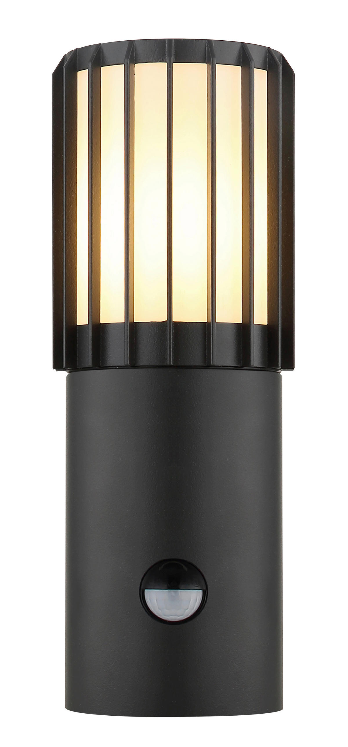 AUSSENLEUCHTE Mervin 9/13,3/24 cm  - Anthrazit/Opal, Design, Kunststoff/Metall (9/13,3/24cm) - Globo