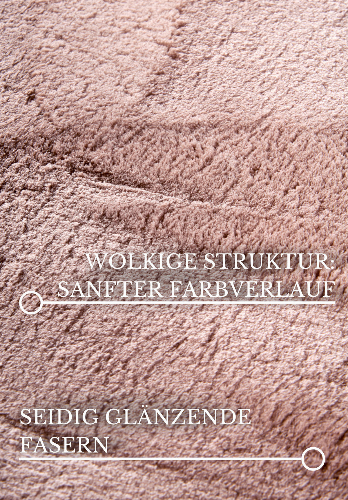 HOCHFLORTEPPICH 200/290 cm Kollektion 1899 Altrosa rechteckig  - Altrosa, Design, Textil (200/290cm) - Villeroy & Boch