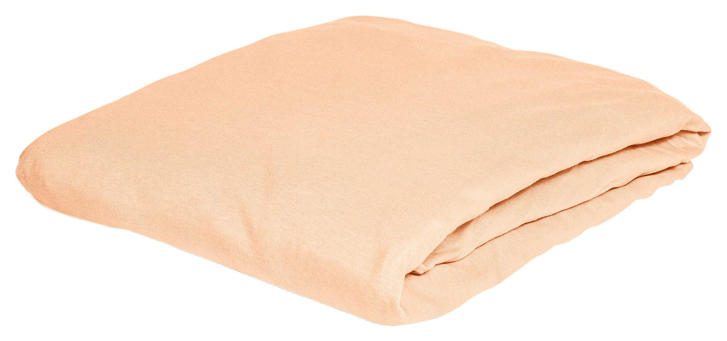 SPANNBETTTUCH Jersey 190/200 cm  - Orange, KONVENTIONELL, Textil (190/200cm) - Irisette