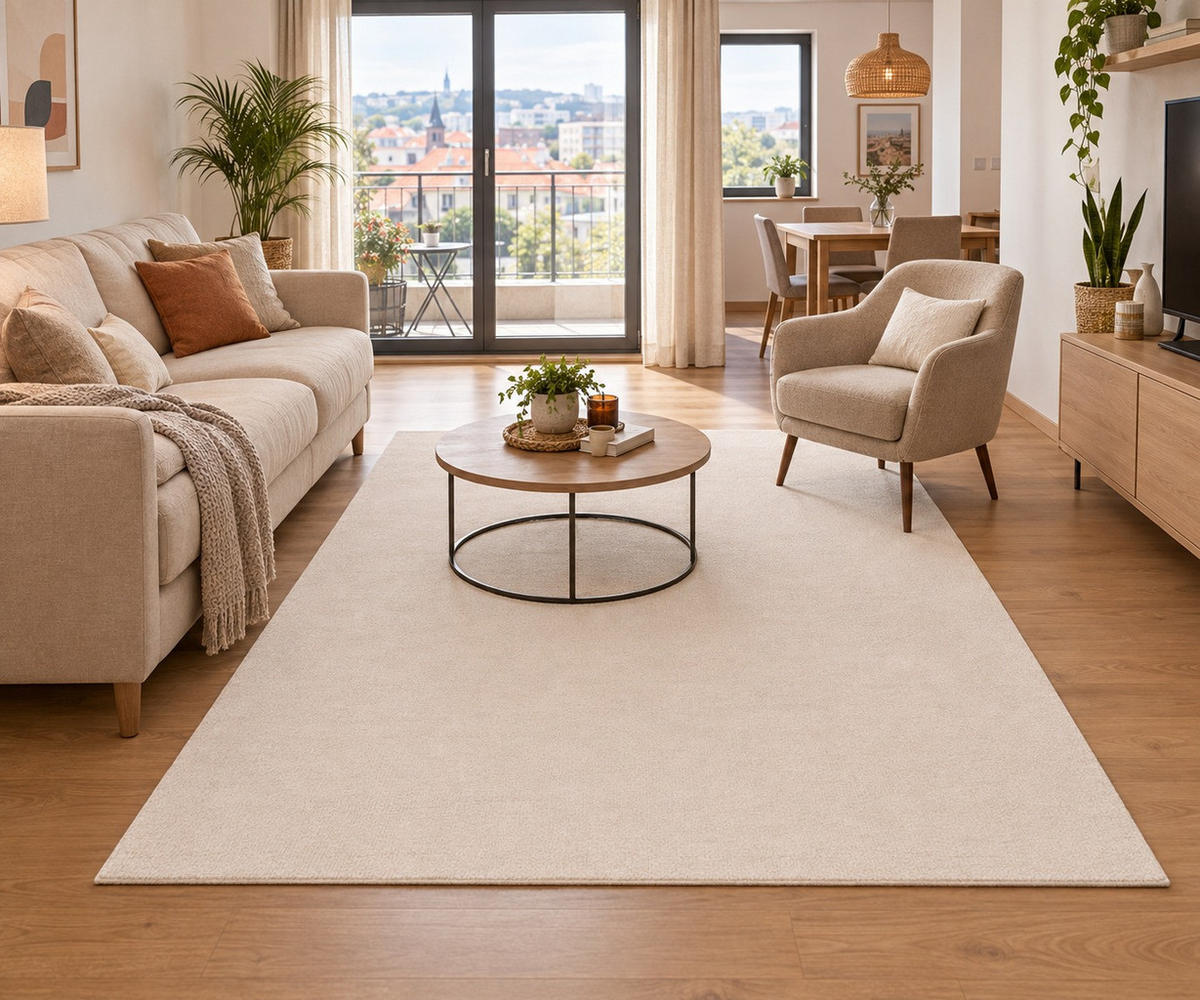 TKANA PREPROGA      80/150 cm    tkano  slonova kost  - slonova kost, Basics, umetna masa/tekstil (80/150cm) - Pierre Cardin