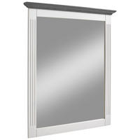 WANDSPIEGEL 79/101/6 cm    in rechteckig  - Weiß/Grau, ROMANTIK / LANDHAUS, Glas/Holz (79/101/6cm) - Boxxx