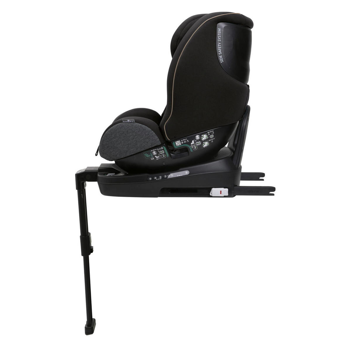 KINDERAUTOSITZ SEAT3FIT IS AIR  - Schwarz, Basics (49/44/61cm) - Chicco