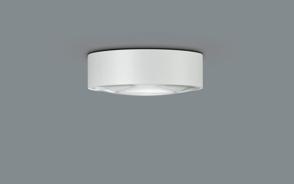 AUSSENDECKENLEUCHTE Posh 11/4 cm  - Weiß, Design, Glas/Metall (11/4cm) - Helestra