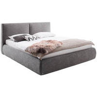 POLSTERBETT 180/200 cm  in Anthrazit  - Anthrazit, MODERN, Holz/Textil (180/200cm) - Livetastic