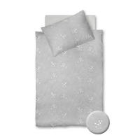 POSTELJINA MODERN LIFE B 140/200 cm makosaten siva, bela  - siva/bela, Konvencionalno, tekstil (140/200cm) - Fleuresse