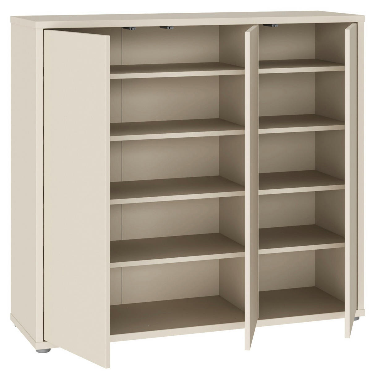 SCHUHSCHRANK Sandfarben  - Sandfarben/Grau, MODERN, Holzwerkstoff/Kunststoff (109,2/99,1/34,9cm) - Xora