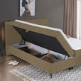 BOXBETT 140/200 cm  in Hellbraun  - Hellbraun/Schwarz, Design, Holz/Holzwerkstoff (140/200cm) - Xora