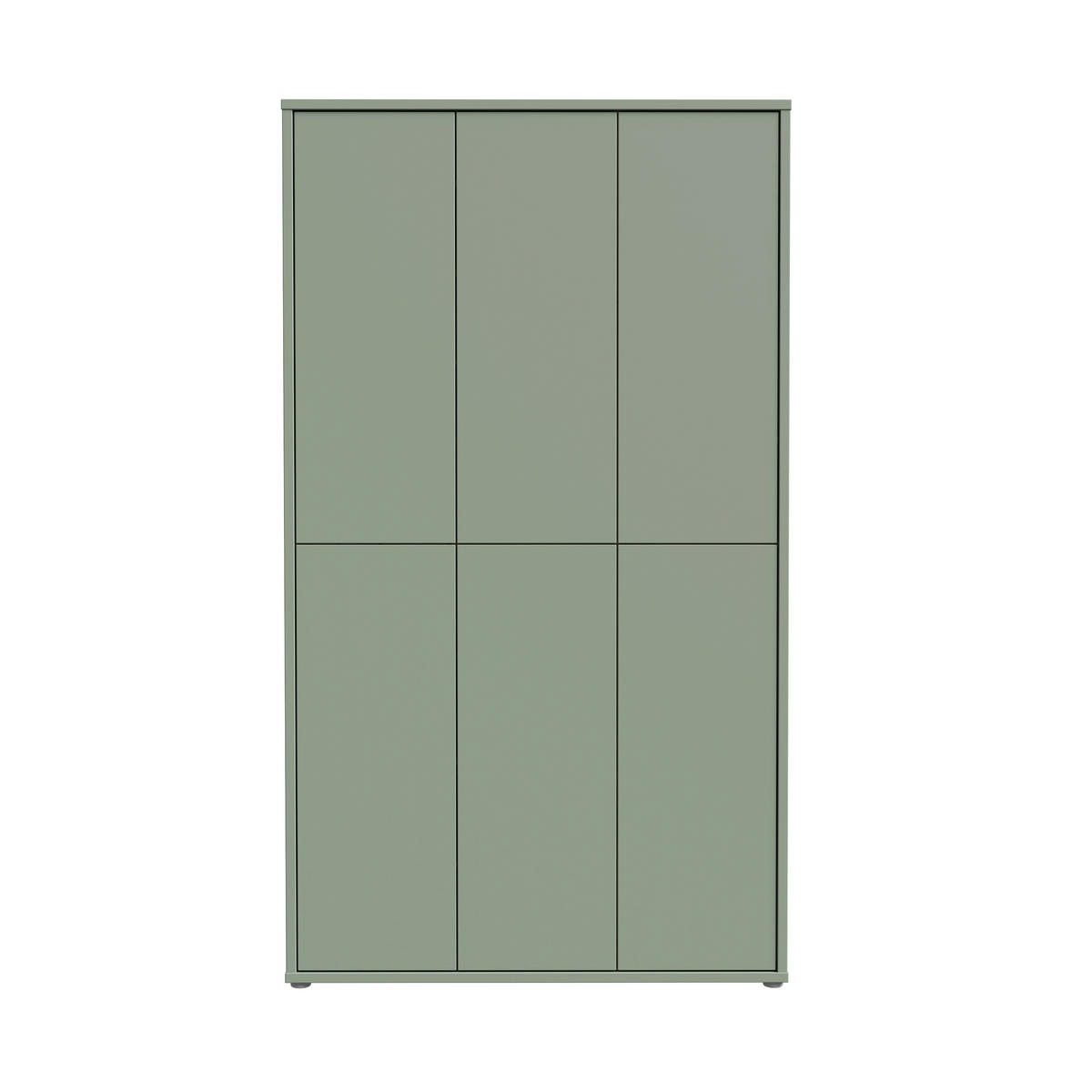OMARA ZA ČEVLJE žajbljevo zelena - siva/žajbljevo zelena, Basics, umetna masa/leseni material (110/192/35cm) - MID.YOU