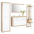 SPIEGEL Eichefarben - Eichefarben, Design, Glas/Holzwerkstoff (110/70/3cm) - BOXXX