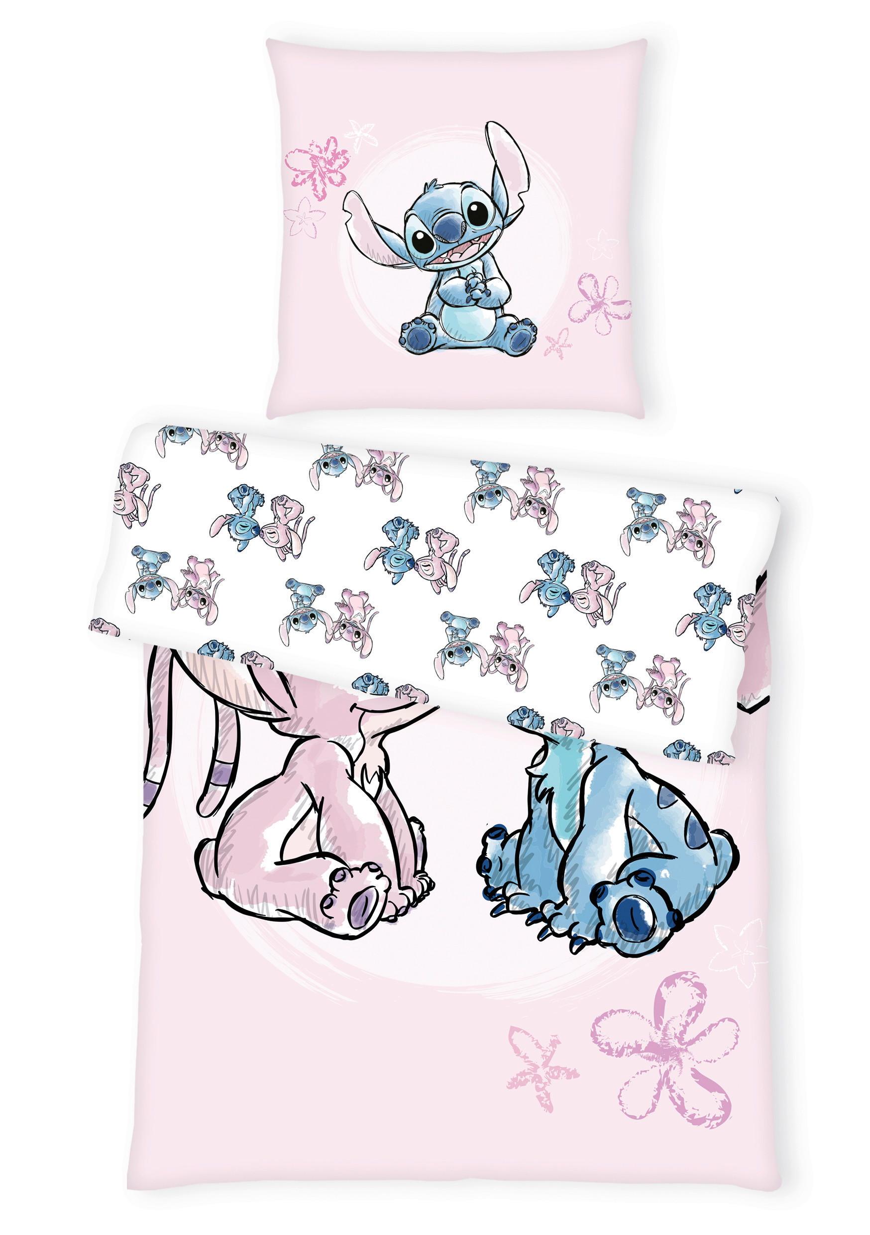 JUGENDBETTWÄSCHE 135/200 cm  - Pink, Basics, Textil (135/200cm) - Herding