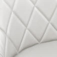 JUGENDDREHSTUHL  in Lederlook Weiß, Chromfarben  - Chromfarben/Weiß, KONVENTIONELL, Kunststoff/Textil (55/78-90/56cm) - Carryhome