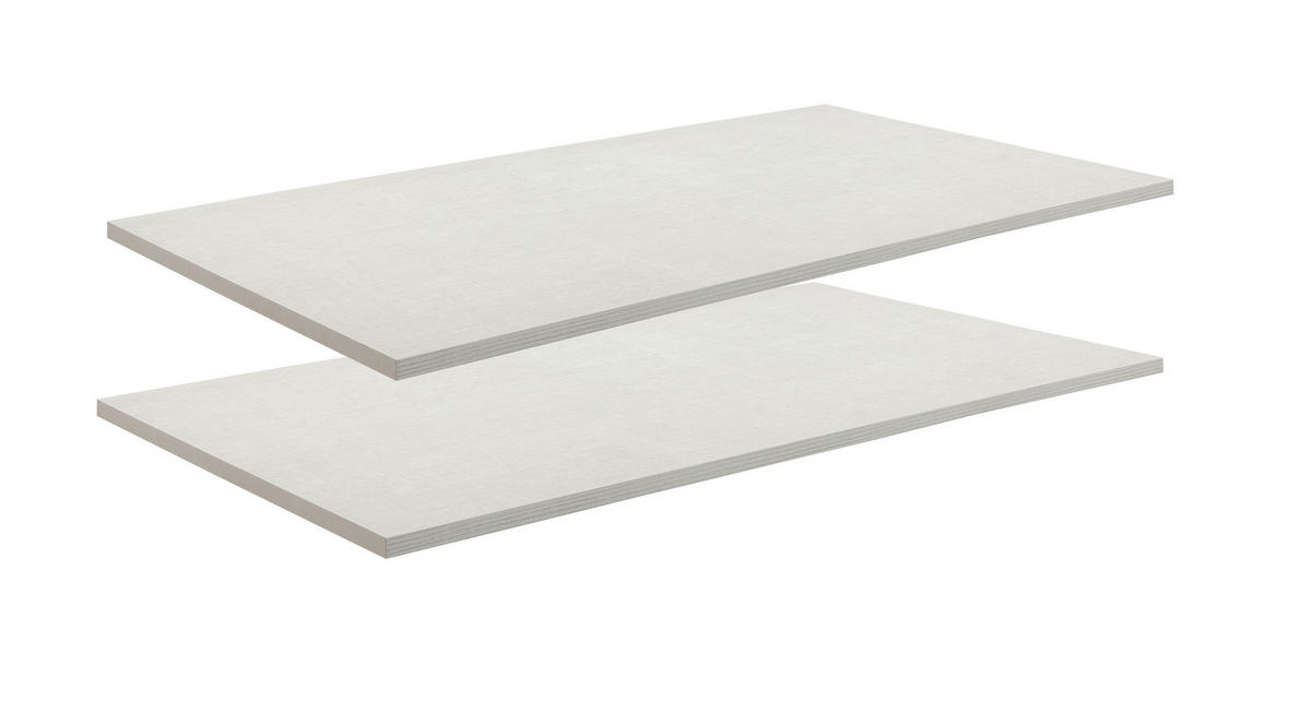 SADA VKLADACÍCH POLÍC - Design, kompozitné drevo (72,3/55,4/1,8cm) - Xora