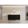 SIDEBOARD  170/80/40 cm 3 Schublade(n)  - Schwarz, LIFESTYLE, Holz/Metall (170/80/40cm) - Landscape
