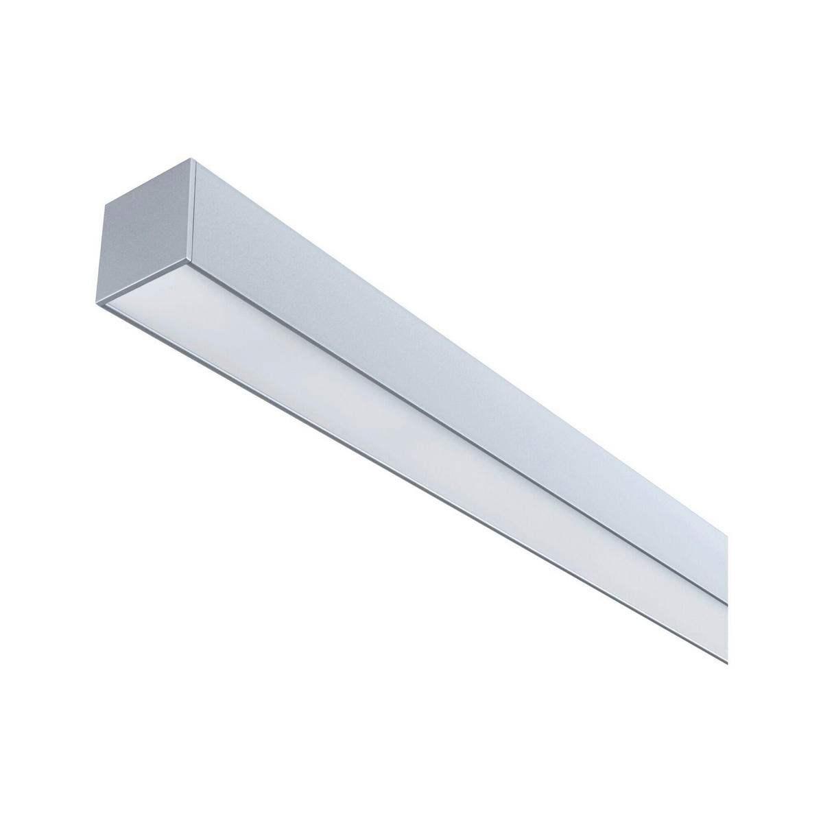 SCHIENENSYSTEM-EINSPEISER - Chromfarben, Basics, Kunststoff/Metall (100/4/4cm) - Paulmann