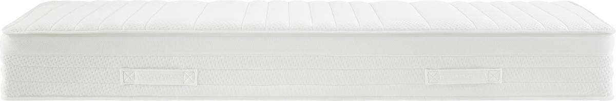 TASCHENFEDERKERNMATRATZE 80/200 cm H4 = sehr fest  - Weiss, Konventionell, Textil (80/200cm) - Sleeptex