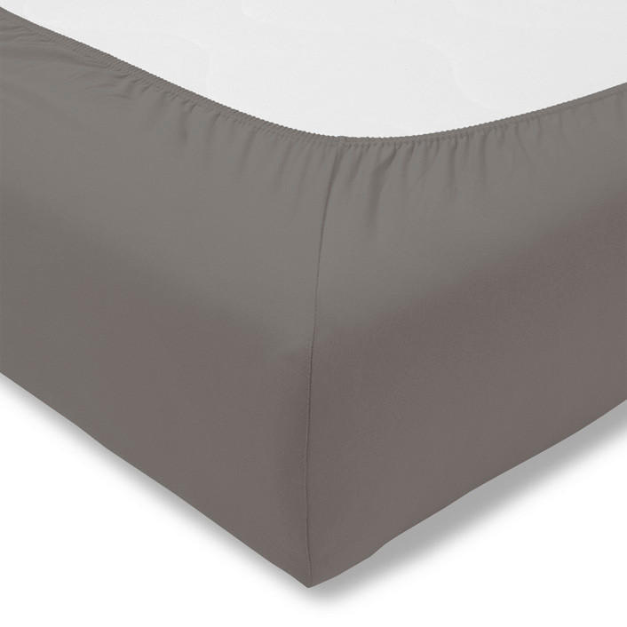 SPANNLEINTUCH 100/200 cm Single-Jersey  - Graphitfarben, Basics, Textil (100/200cm) - Estella