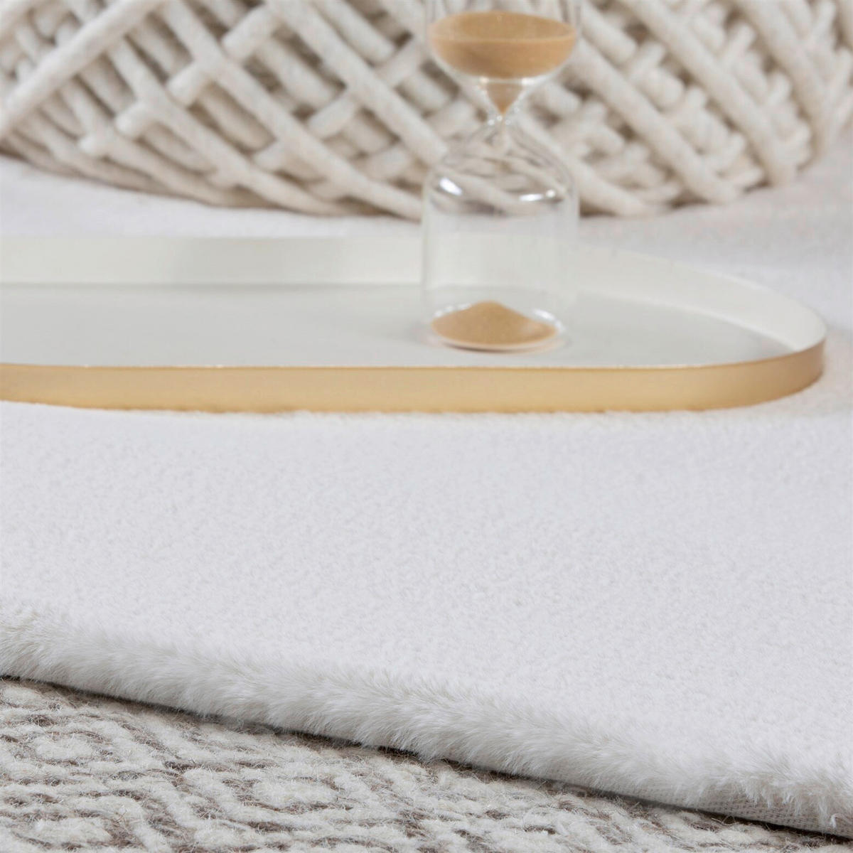 FLACHWEBETEPPICH 120/170 cm Creme  - Creme, Basics, Textil (120/170cm) - Kayoom