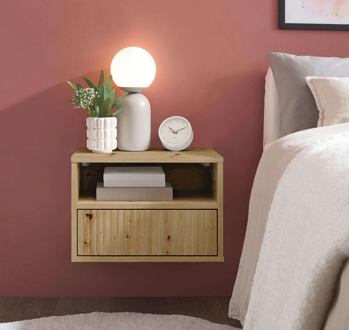 NACHTSCHRANK 46/31/32 cm  - Eiche Artisan, KONVENTIONELL, Holzwerkstoff (46/31/32cm) - Boxxx