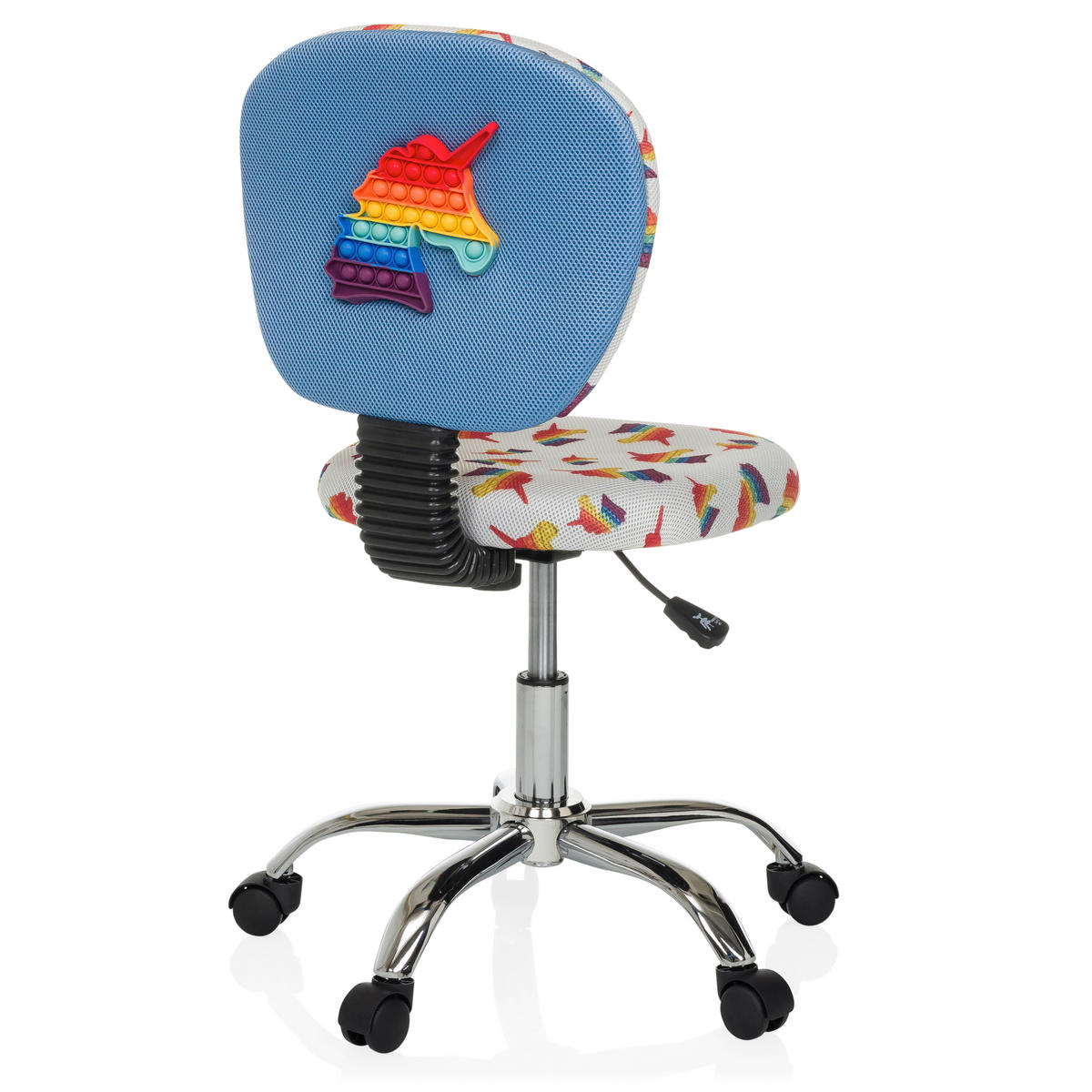 JUGENDDREHSTUHL  in Struktur Multicolor  - Multicolor/Alufarben, MODERN, Kunststoff/Textil (50/79-89/50cm) - MID.YOU