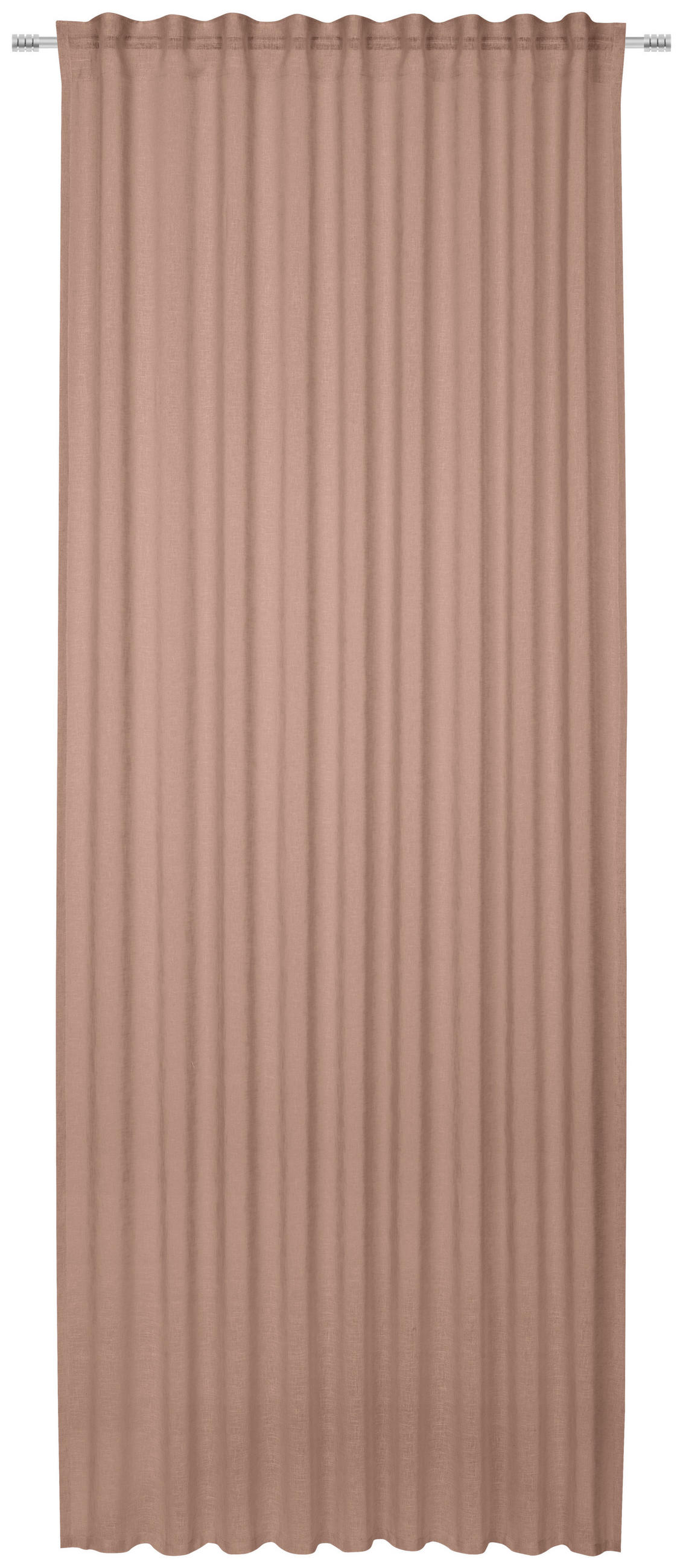 KÉSZFÜGGÖNY részben áttetsző  - barna, Konventionell, textil (140/245cm) - Esposa