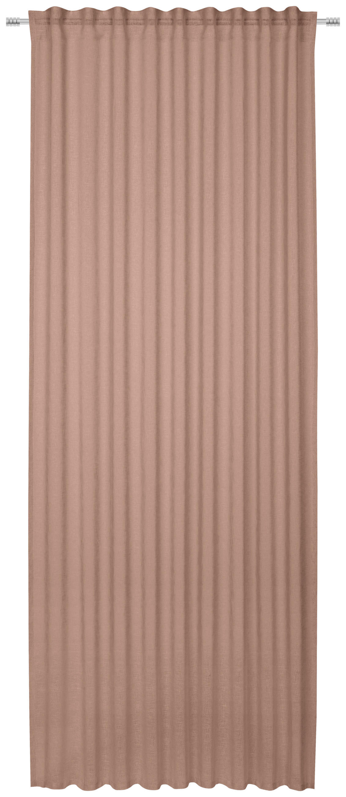 KÉSZFÜGGÖNY részben áttetsző  - barna, Konventionell, textil (140/245cm) - Esposa