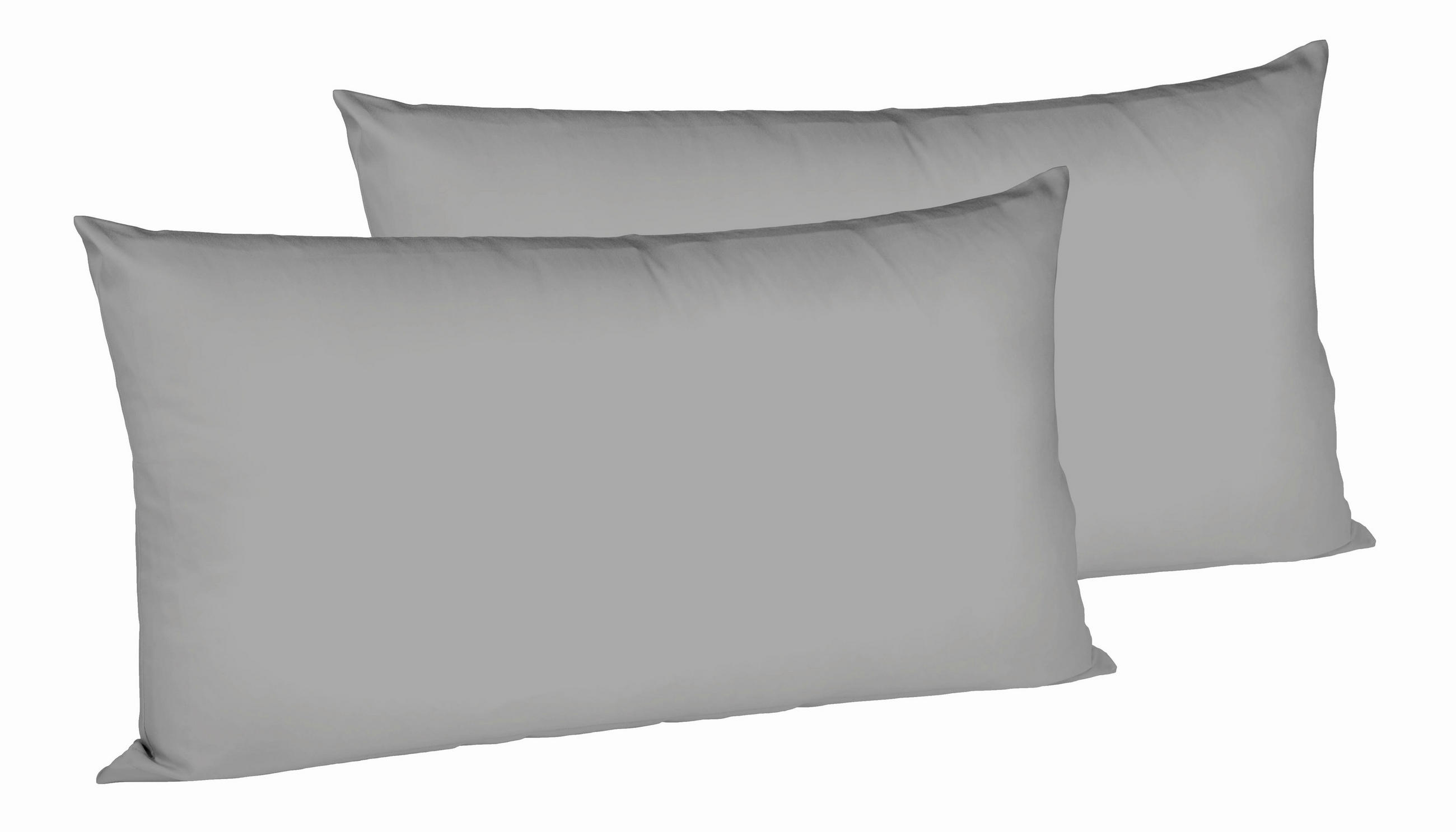 KOPFKISSENBEZUG 40/80 cm  - Grau, Basics, Textil (40/80cm) - Fleuresse