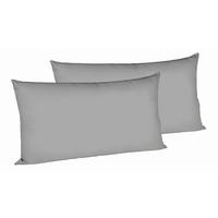 KOPFKISSENBEZUG 40/80 cm  - Grau, Basics, Textil (40/80cm) - Fleuresse