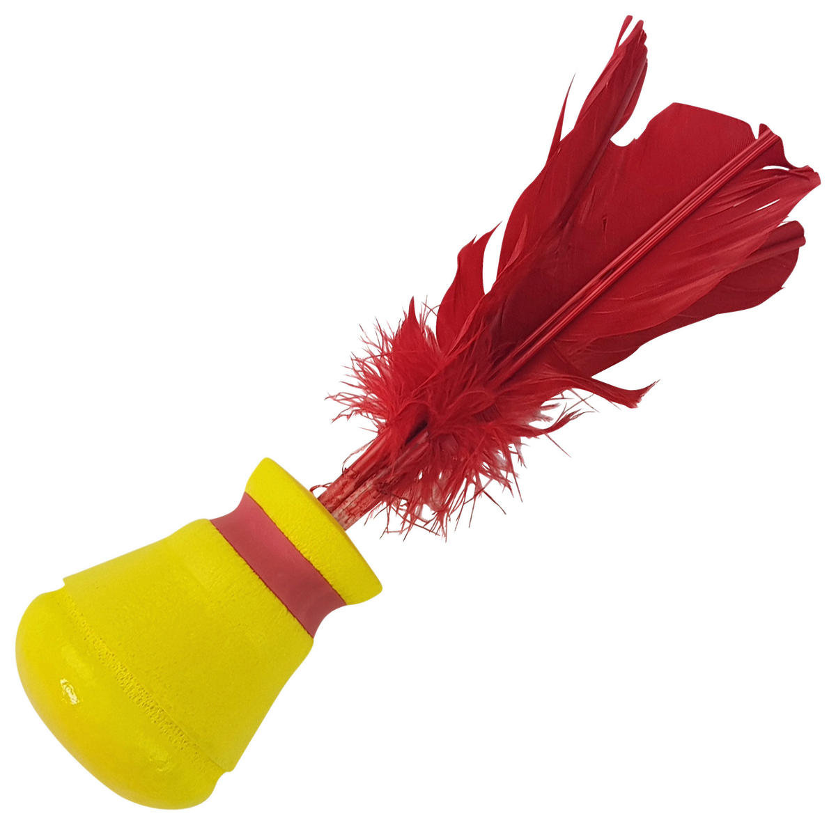 FEDERBALLSET  - Gelb/Rot, KONVENTIONELL, Kunststoff (9/9/24,5cm)