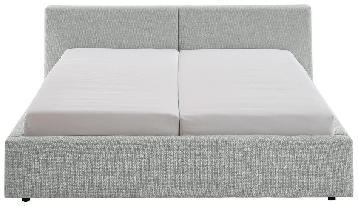 POLSTERBETT 240/200 cm,  in Grau,  - Grau, Basics, Textil (240/200cm) - Boxxx