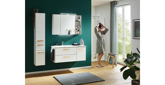 HOCHSCHRANK 30/168/33 cm - Weiß, KONVENTIONELL, Glas/Holz (30/168/33cm) - Dieter Knoll