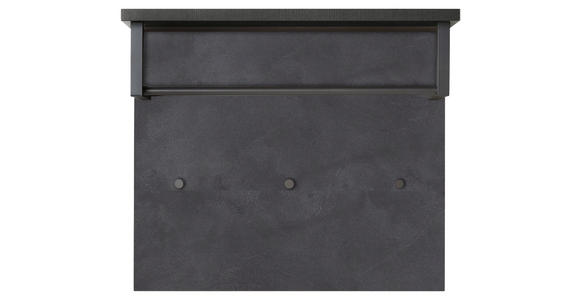 GARDEROBENPANEEL in 82,3/71,3/35,2 cm - Schieferfarben, Design, Holzwerkstoff (82,3/71,3/35,2cm) - Carryhome