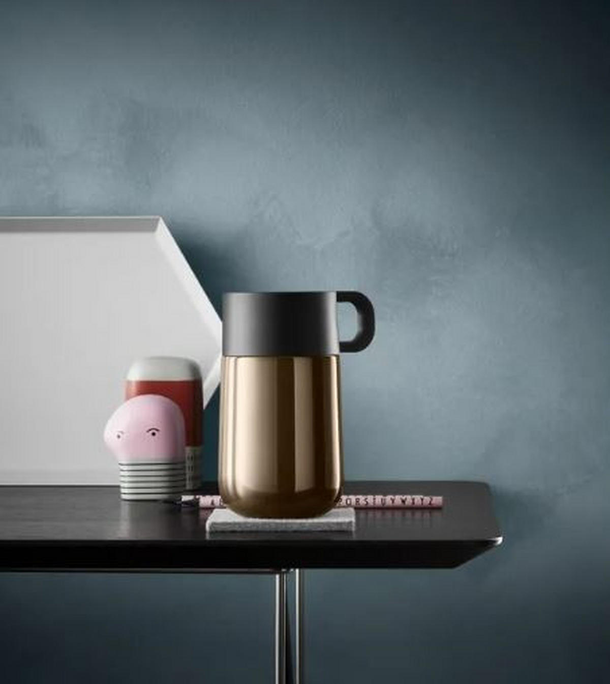 THERMOBECHER Travel Mug 300 l  - Braun, Design, Kunststoff/Metall (300ml) - WMF
