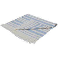 SCHMUSEDECKE   - Blau/Naturfarben, Basics, Textil (100/100cm) - Patinio