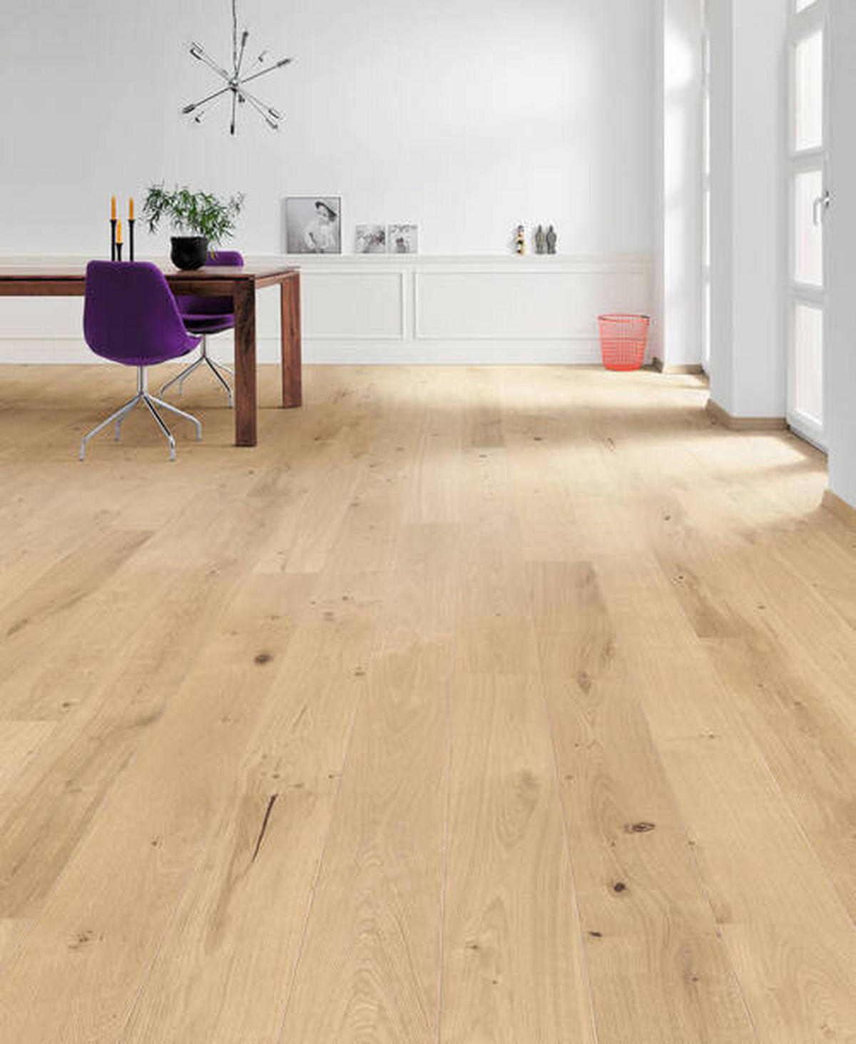 PARKETTBODEN Living by HARO PARKETT 2500 LA  per  m² - Hellbraun, Basics, Holzwerkstoff (18/220cm) - Living by HARO