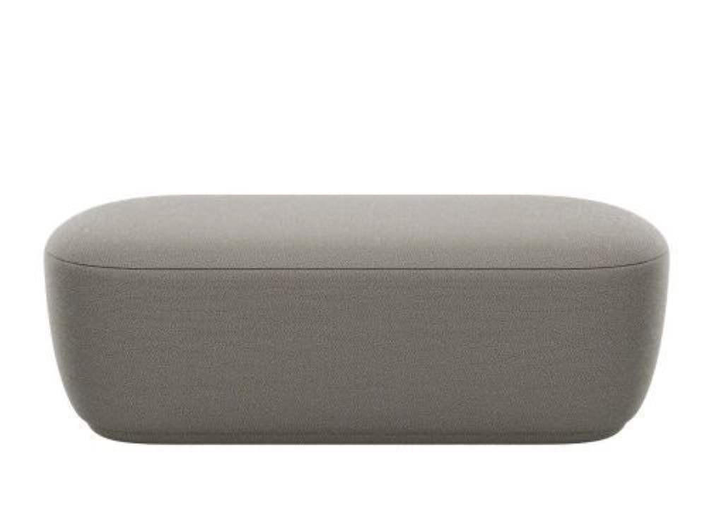 HOCKERBANK Taupe  - Taupe, KONVENTIONELL, Textil (120/45/40cm) - Blomus