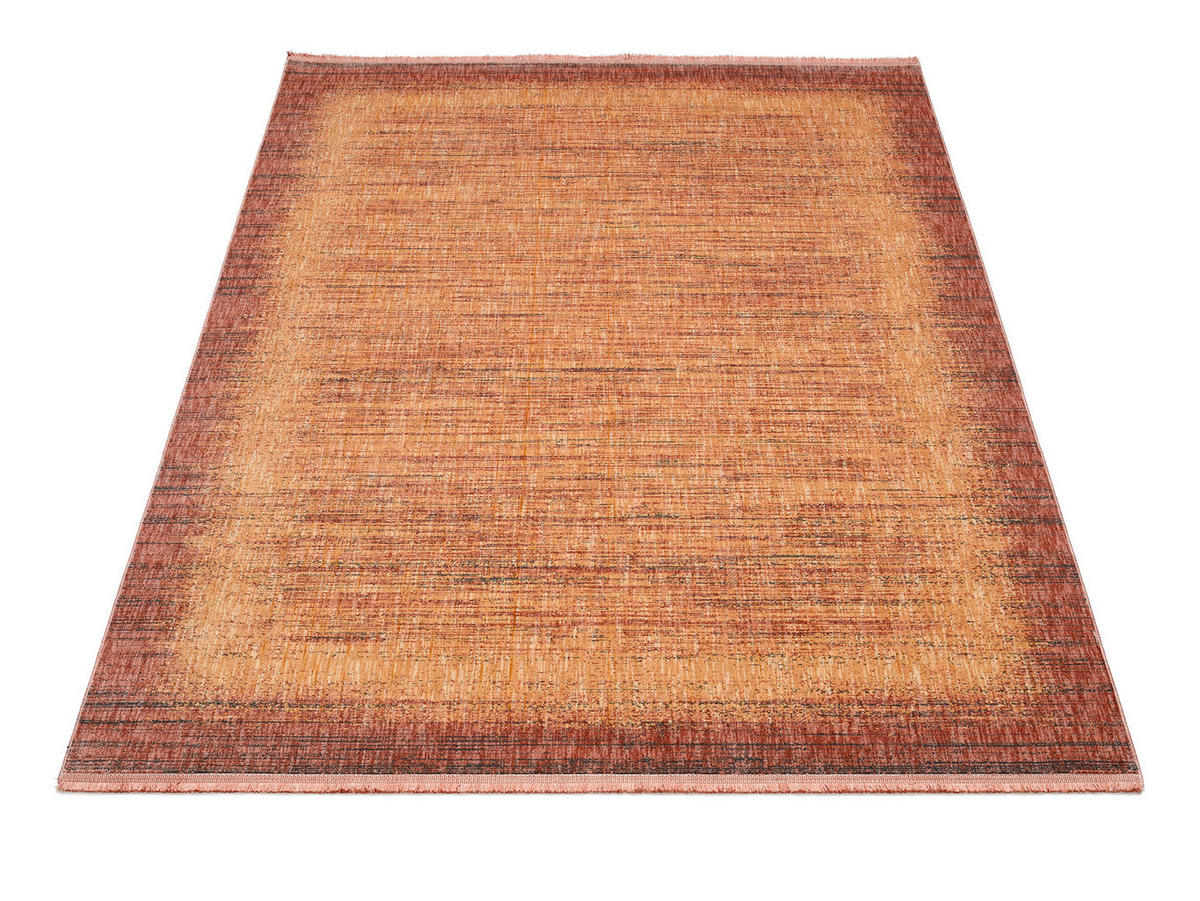 WEBTEPPICH 140/200 cm Orange  - Orange, Design, Textil (140/200cm) - Musterring