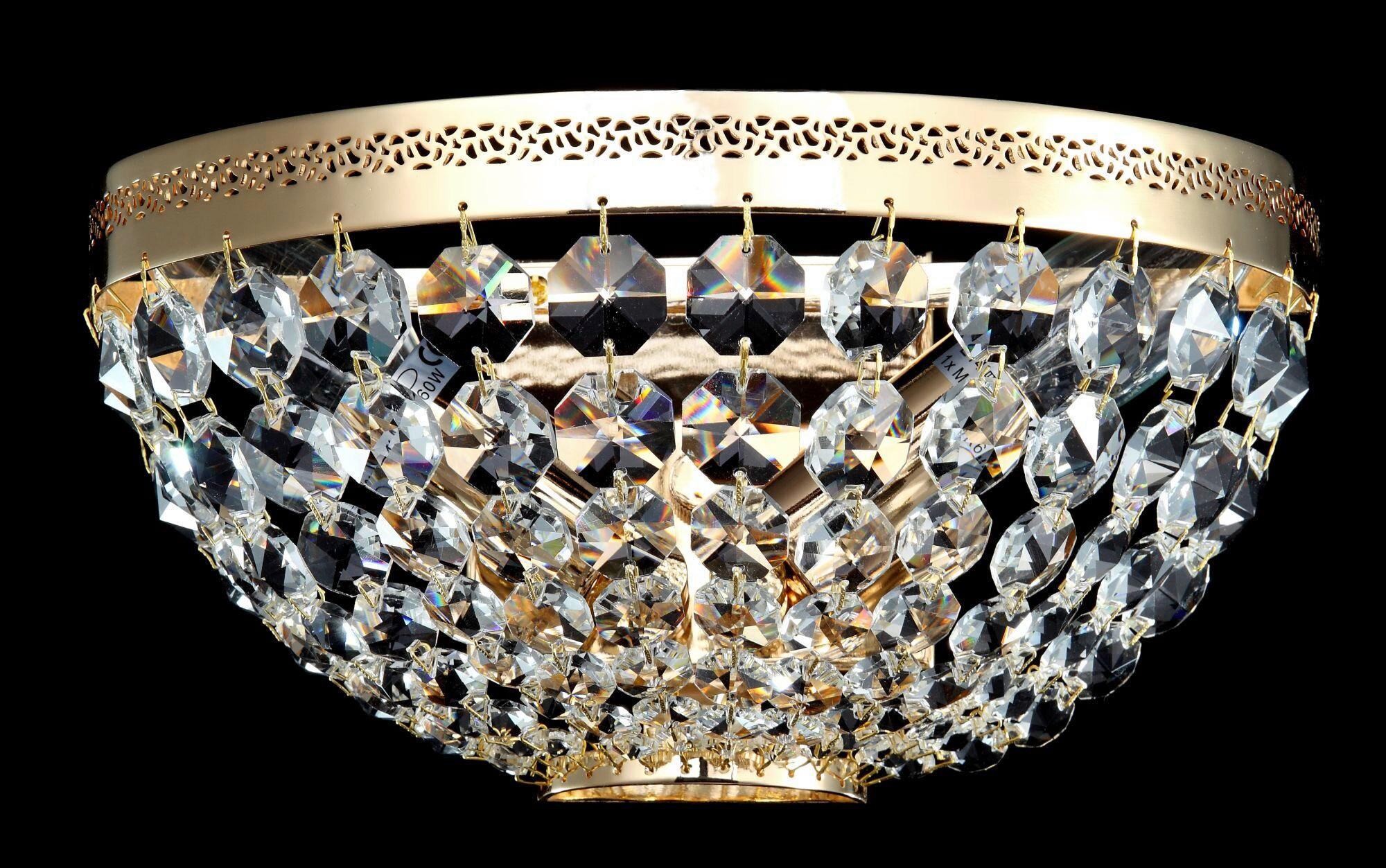 VÄGGLAMPA Royal Classic   - guldfärgad, Trend, metall (12,8/25/13cm) - MAYTONI
