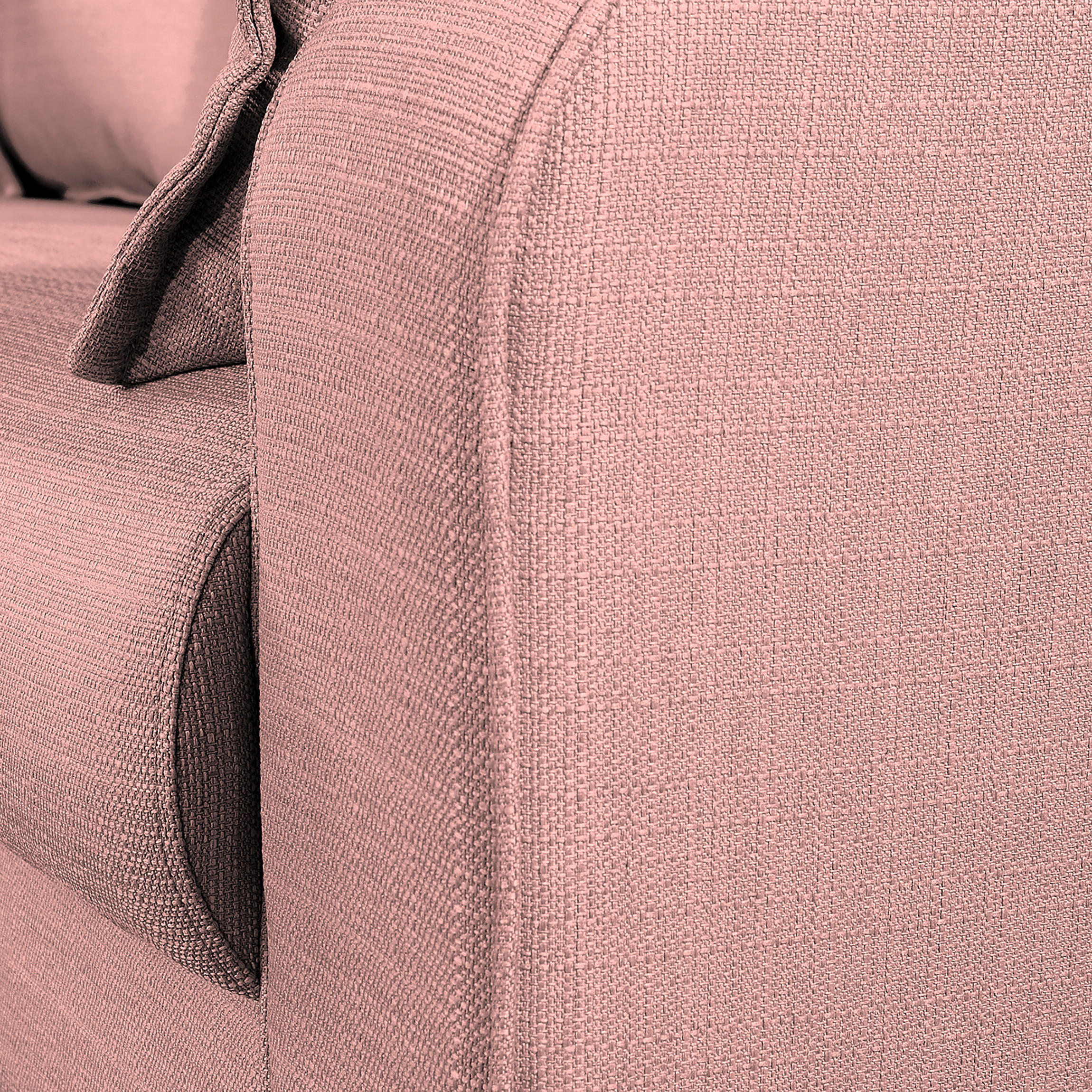 Thumbnail - Livetastic Ecksofa Beata, Rosa, Textil, Buche, Füllung: Schaumstoffflocken,Schaumstoffflocken, L-Form, links montierbar,...