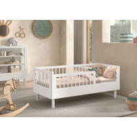 BETT 70/140 cm  in Weiß  - Weiß, MODERN, Holz (70/140cm) - MID.YOU
