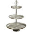 ETAGERE 31/48 cm - Silberfarben, Design, Metall (31/48cm) ETAGERE 31/48 cm - Silberfarben, Design, Metall (31/48cm)