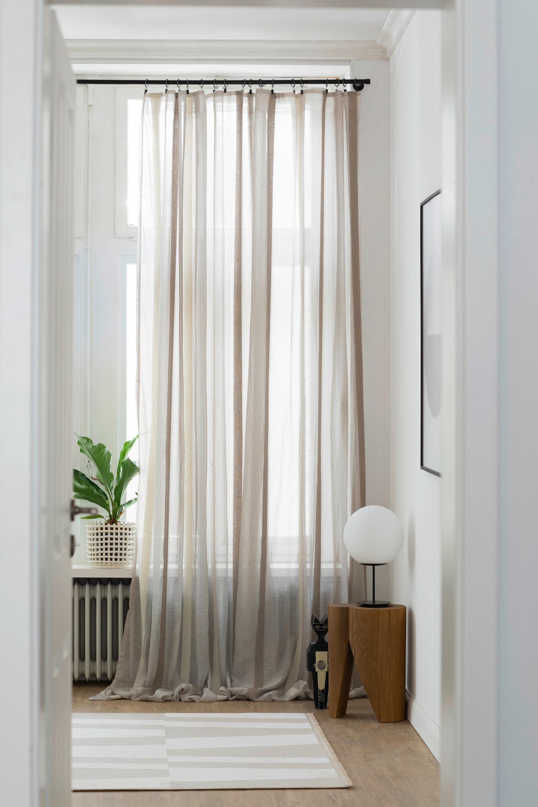 FERTIGVORHANG  halbtransparent  130/250 cm   - Sandfarben, Basics, Textil (130/250cm) - Schöner Wohnen