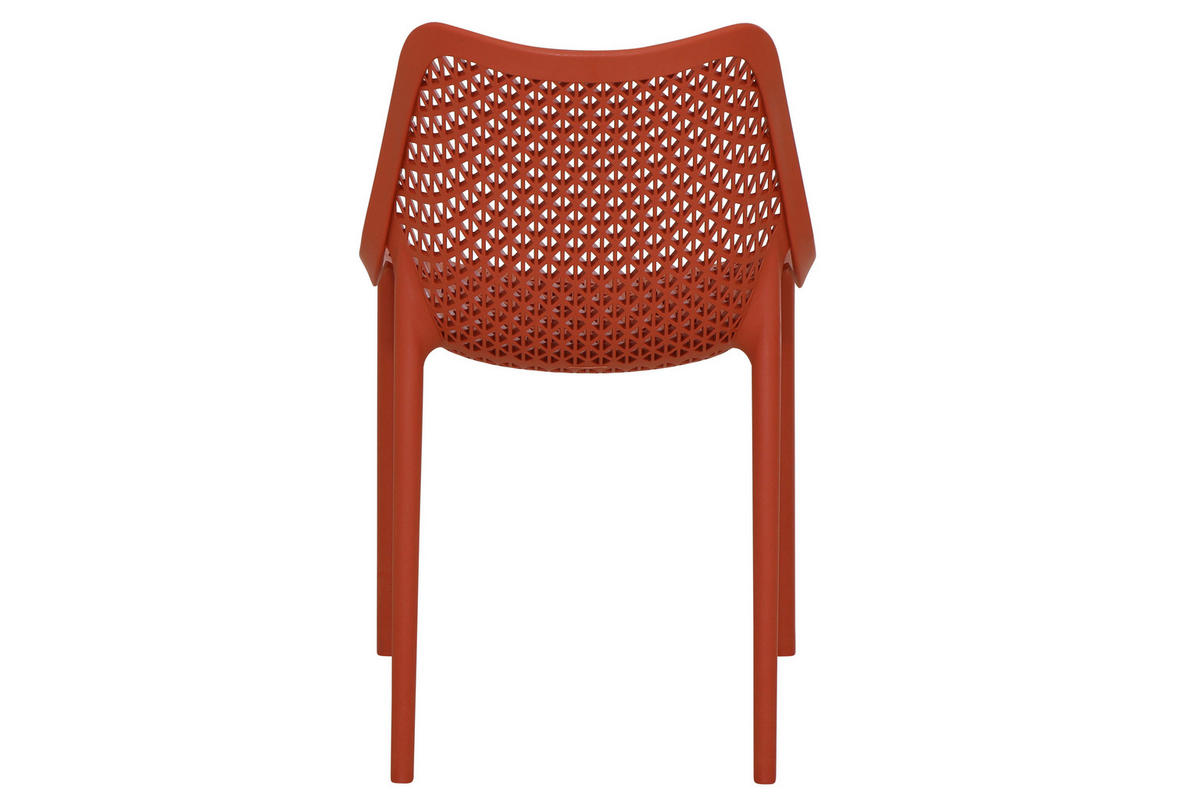 GARTENGARNITUR 5-teilig Stahl  - Anthrazit/Rot, Basics, Kunststoff/Metall (80/81/80cm) - Siena Garden