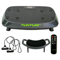 VIBRATIONSPLATTE FIT V10 - Schwarz/Grau, Basics, Kunststoff/Metall (58/35/33cm) - Tunturi