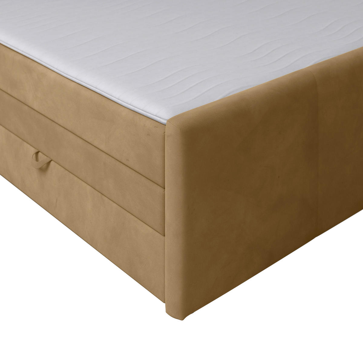 BOXSPRINGBETT 180/200 cm  in Beige  - Beige/Schwarz, MODERN, Holz/Kunststoff (180/200cm) - MID.YOU