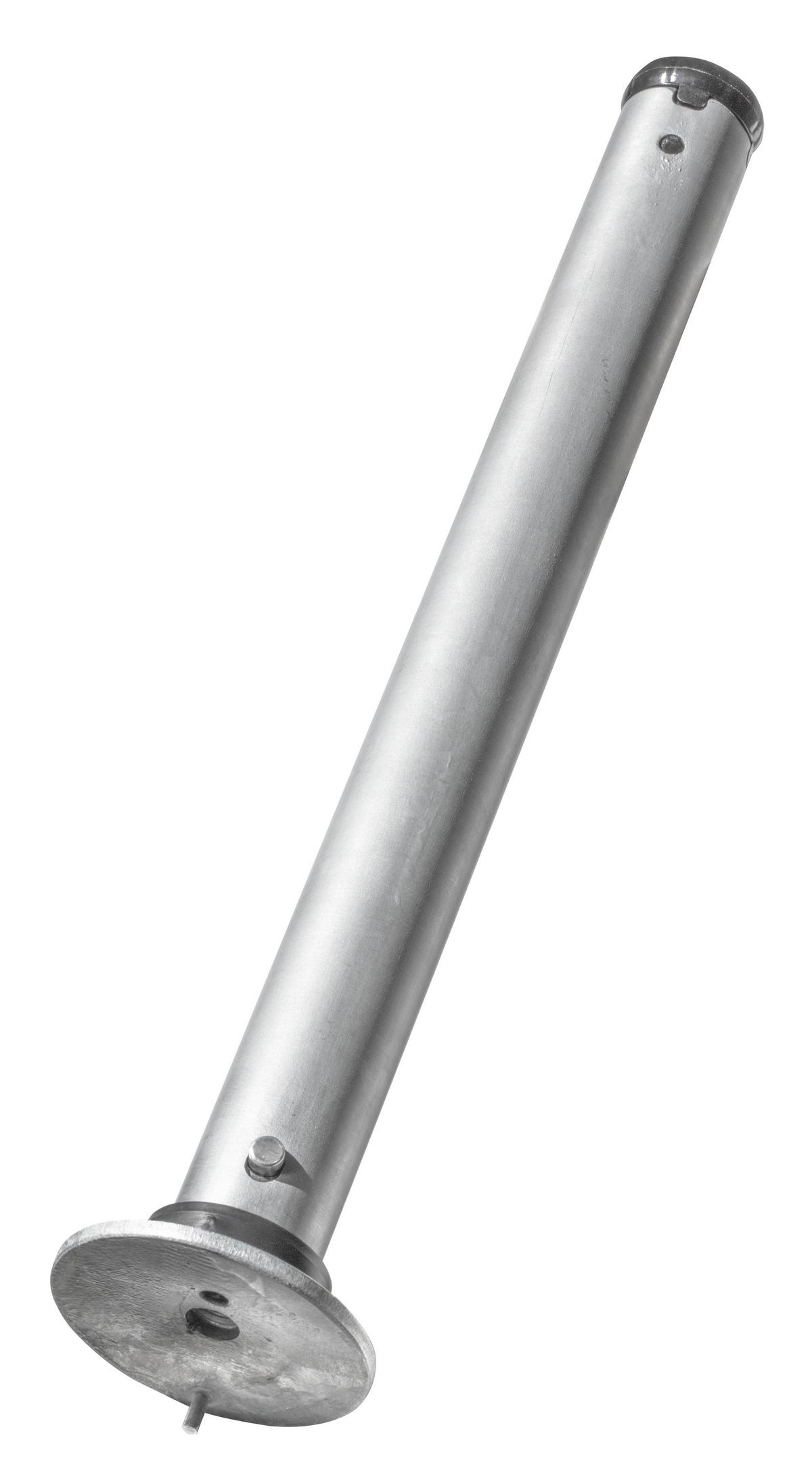 STANDROHR - Silberfarben, Basics, Metall (3,9/5,5cm) - Glatz