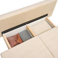 SCHLAFSOFA in Cord Beige  - Beige/Schwarz, Design, Textil/Metall (193/85/88cm) - Novel