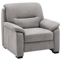 FERNSEHSESSEL in Mikrofaser Grau  - Schwarz/Grau, Design, Holz/Textil (100/92/95cm) - Beldomo Comfort