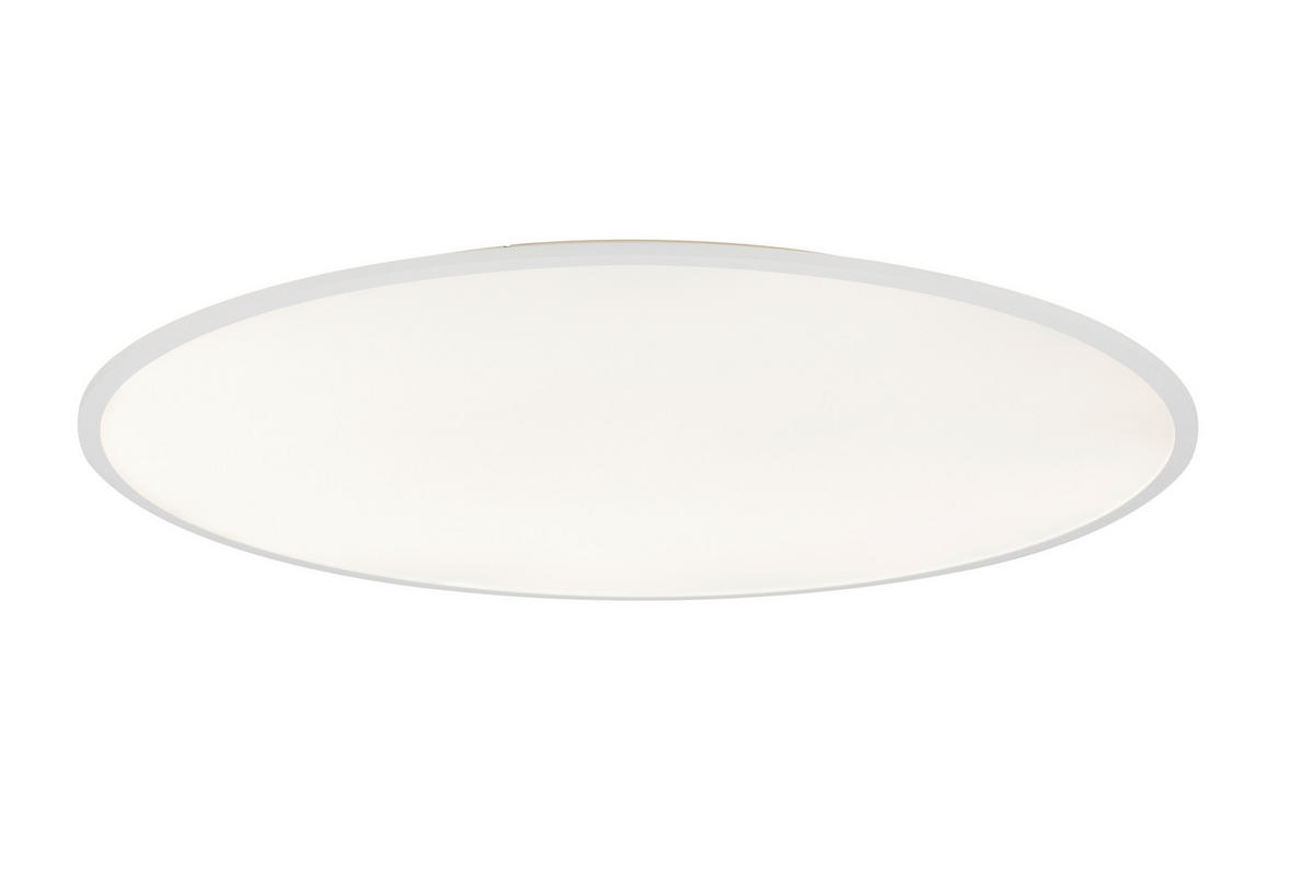 LED-DECKENLEUCHTE Meissa 100/5,2 cm  - Weiß, Basics, Kunststoff/Metall (100/5,2cm) - Novel