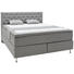 BOXSPRINGBETT 160/200 cm in Grau - Alufarben/Grau, KONVENTIONELL, Holzwerkstoff/Textil (160/200cm) - Elegando BOXSPRINGBETT 160/200 cm in Grau - Alufarben/Grau, KONVENTIONELL, Holzwerkstoff/Textil (160/200cm) - Elegando